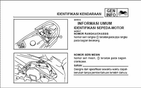 Letak Nomor Rangka New Megapro. Letak Nomor Rangka dan Nomor Mesin Motor Honda : CS1, Mega
