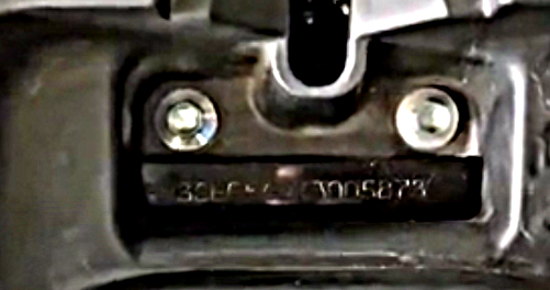 Letak Nomor Rangka Honda Supra X 125 Tahun 2005. Letak Nomor Rangka dan Nomor Mesin Honda Supra X 125