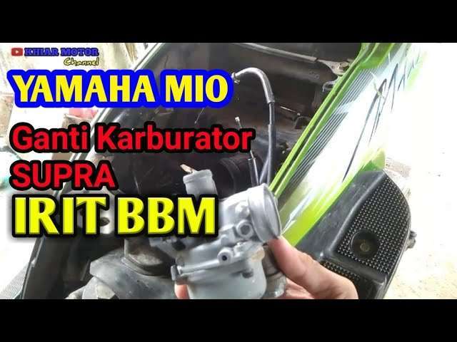 Mio Pake Karbu Supra. Mio Pake Karbu Supra: Kombinasi yang Tepat untuk Performa