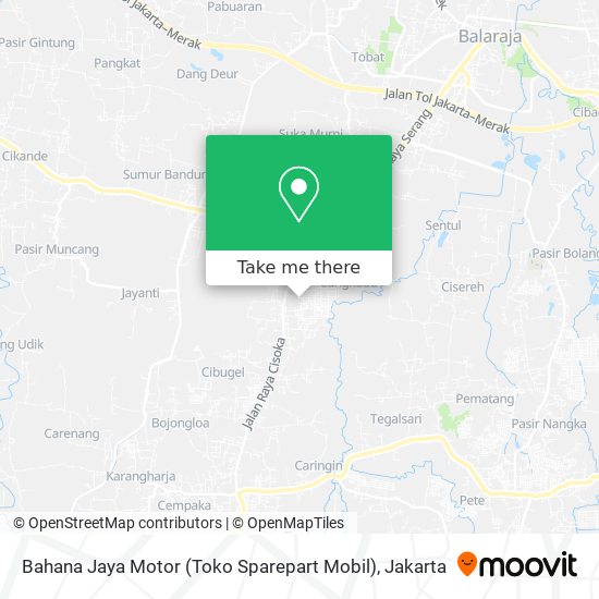 Toko Sparepart Mobil Tangerang. How to get to Bahana Jaya Motor (Toko Sparepart Mobil) in