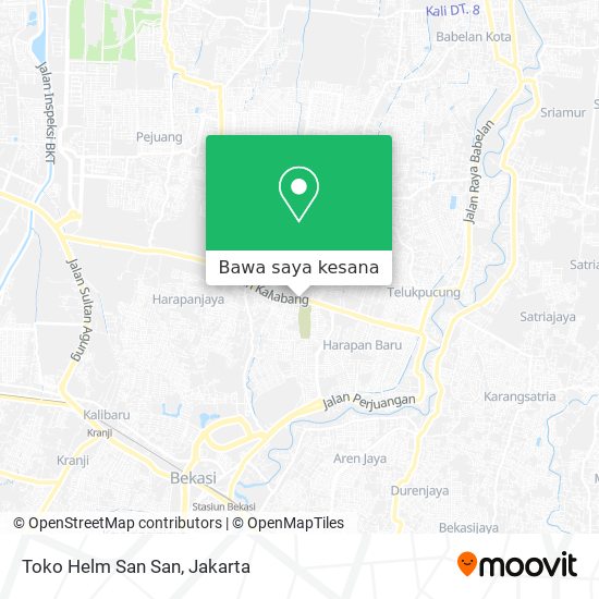 Cara Membuat Tempat Helm. Cara ke Toko Helm San San di Kota Bekasi menggunakan Bis atau