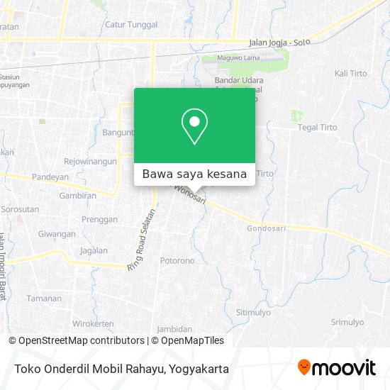 Toko Onderdil Mobil Jogja. Cara ke Toko Onderdil Mobil Rahayu di Kota Yogyakarta