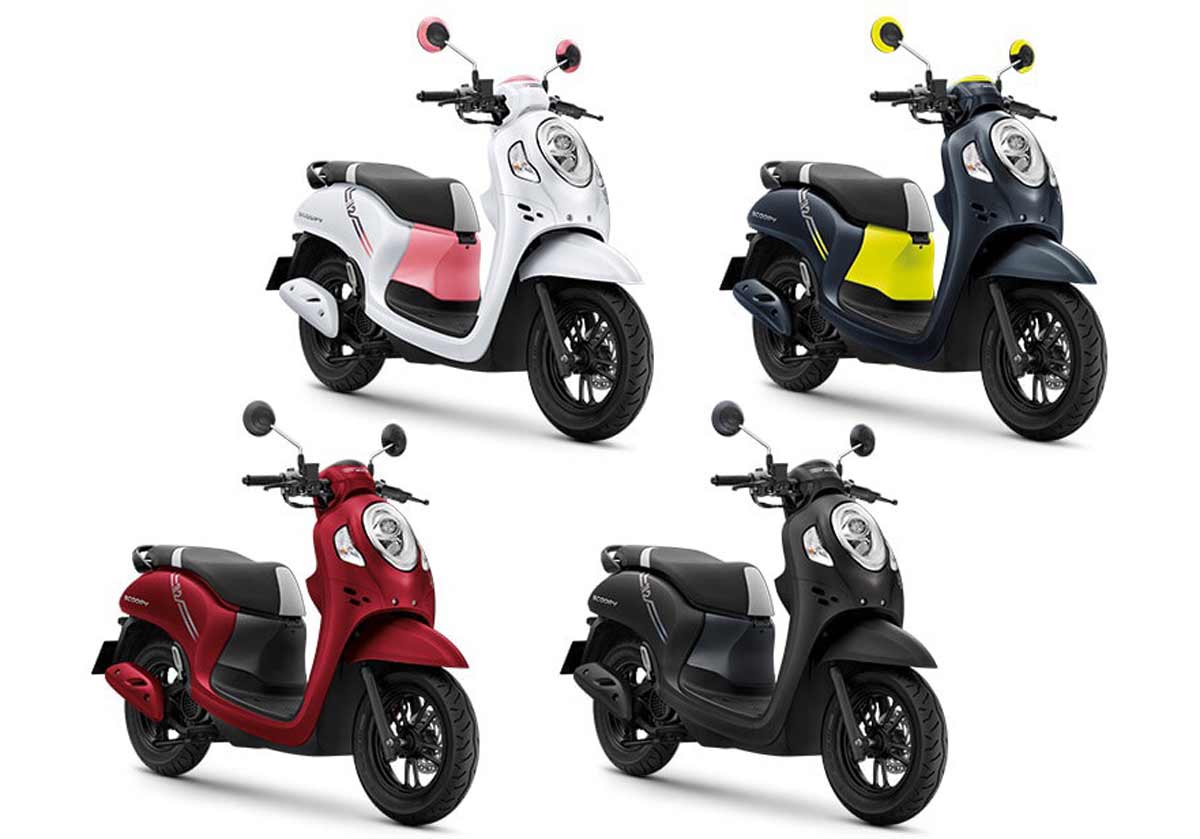 Scoopy Thailand Di Indonesia. Warna Honda Scoopy 2022 Thailand Lebih Menarik