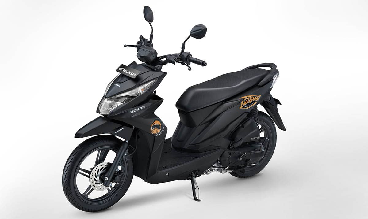 Honda Beat Hitam Doff. Warna Baru Honda BeAT Street Hitam Doff CBS...