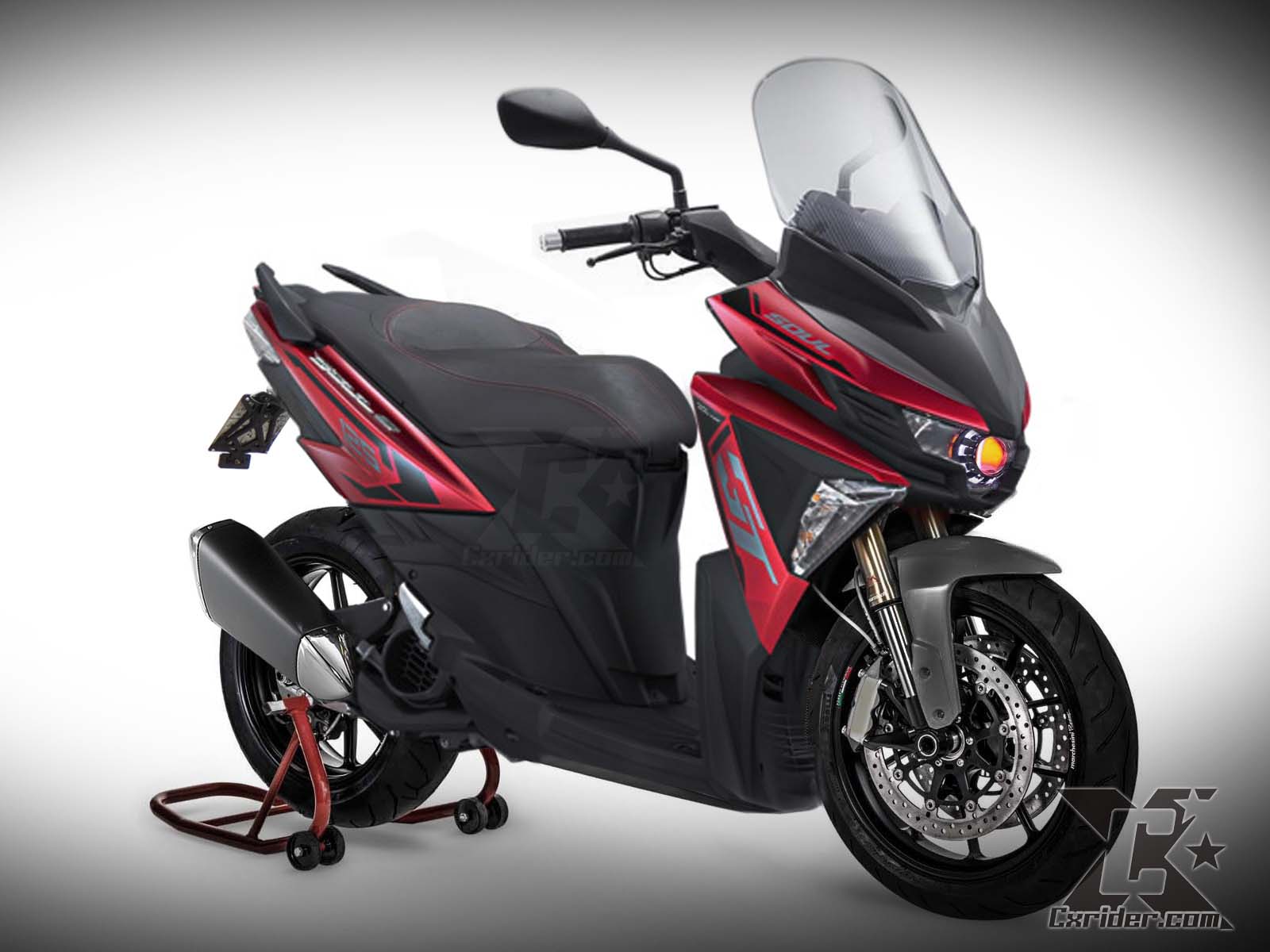 Modif Mio Soul Gt 125. Koleksi Gambar Modifikasi Yamaha Soul Gt 125 Blue Core
