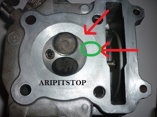 Mio Seher 58 Klep Standar. Ini lho… Rupa Cylinder Mio Setelah di Boring Pakai Piston Byson
