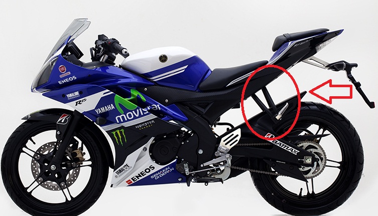 Body Belakang R15 V3 Untuk Vixion. Foot Step Belakang R15 Ternyata Terpisah Dari Rangka Tidak