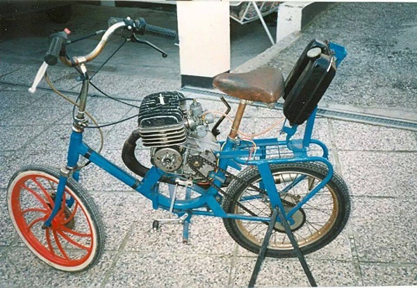 Motor Modif Sepeda Ontel. Sepeda Ontel Pakai Mesin Motor, Motor Pakai Rangka Sepeda