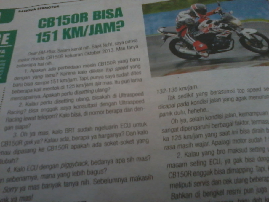 Cb150r Top Speed. Konsumen Bertanya Apakah Benar Honda CB150R Tembus 151km
