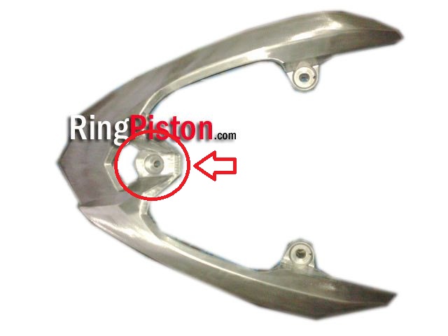 Perbedaan Knalpot Vario K59 Dan K60. Penampakan Rear Grip Honda K59 & K60, Cocok Buat Pasang Box