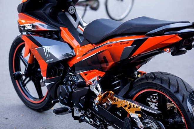 Mx King Orange. Modifikasi MX King, Orange Banget Tapi Elegan