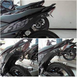 Spakbor Belakang Motor. Motor Tidak Pasang Spakbor Akan Kena Denda Rp.500.000