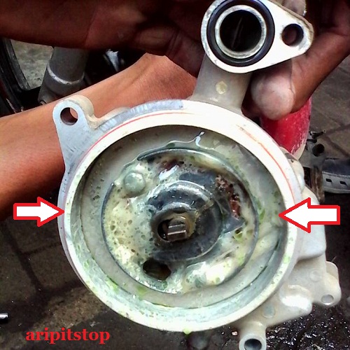 Sil Radiator Vixion. Seal Jebol Salah Satu Penyebab Air Radiator Vixion Cepat Habis