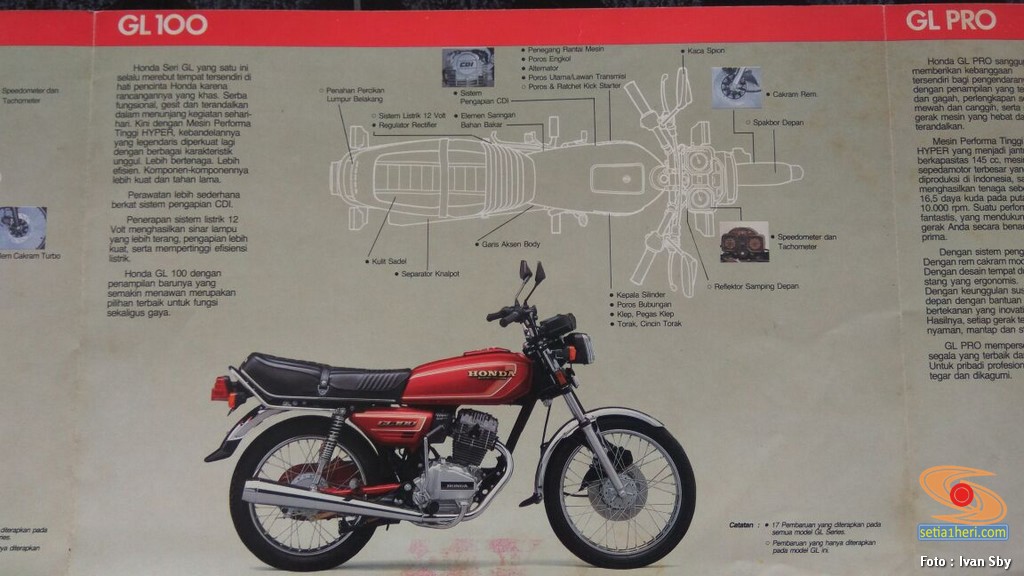 Pengapian Honda Gl 100. Sedikit Pengetahuan Tentang GL 100/125