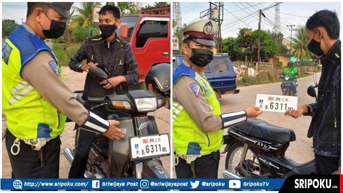 Plat Nomor Keren Motor. PENGENDARA Motor Ini Ingin Tampil Keren, Plat Nomor Pakai