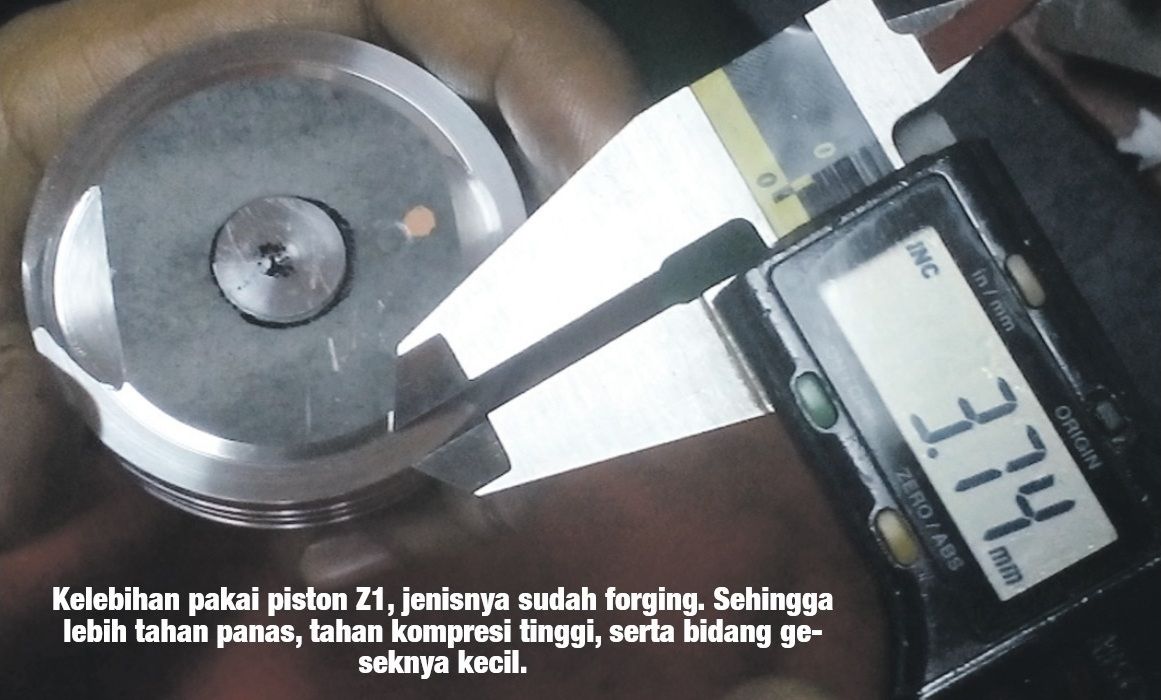 Piston Yang Cocok Untuk Yamaha Alfa. Motor Honda BeAT Pakai Piston Yamaha Z1 Power dan Torsi Naik