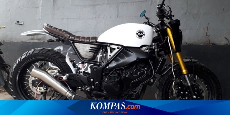 Biaya Modif Ninja 250 Jadi Scrambler. Ninja Scrambler Kado untuk Ulang Tahun Papa