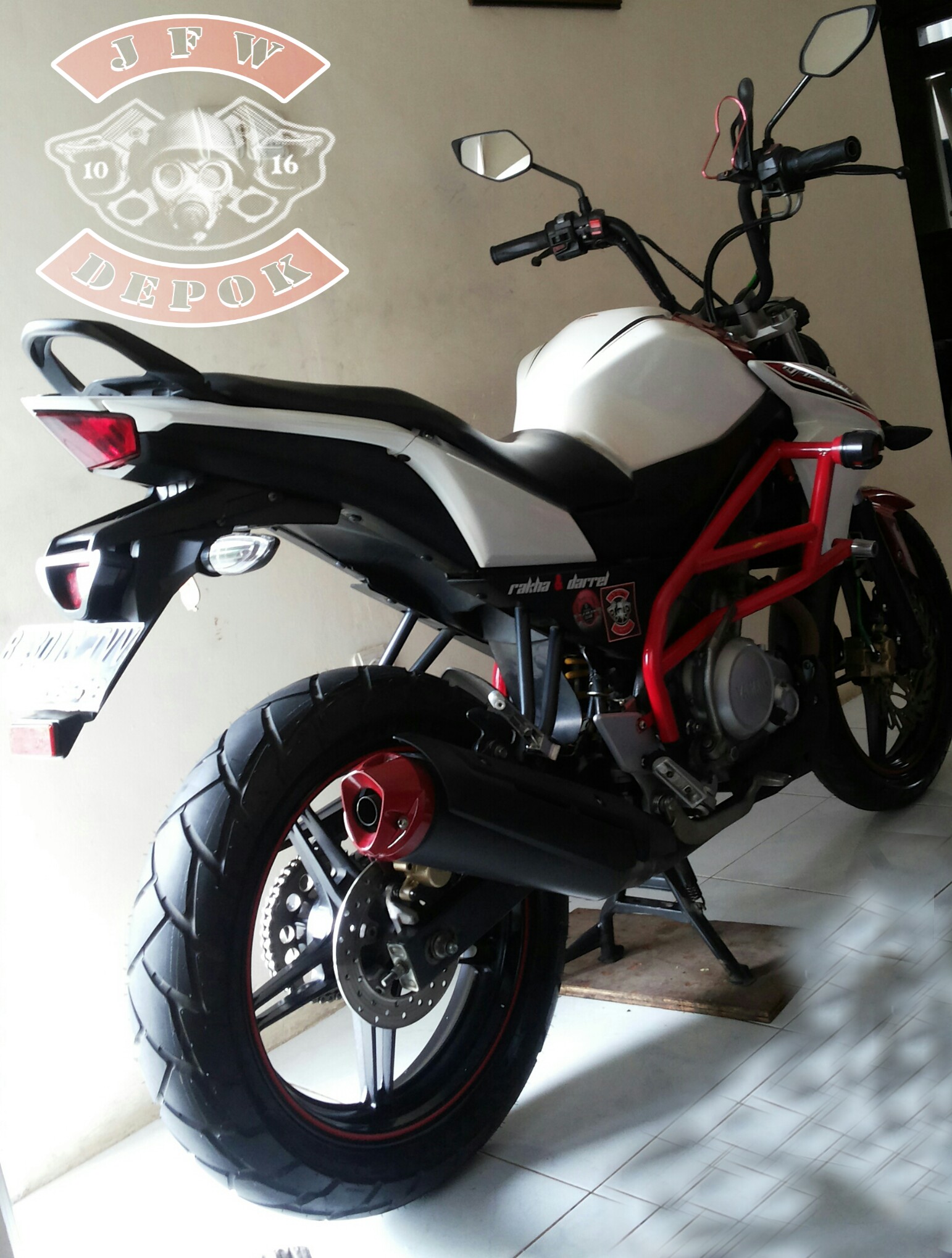 Modif Vixion Lampu Cb Stang Tinggi. 