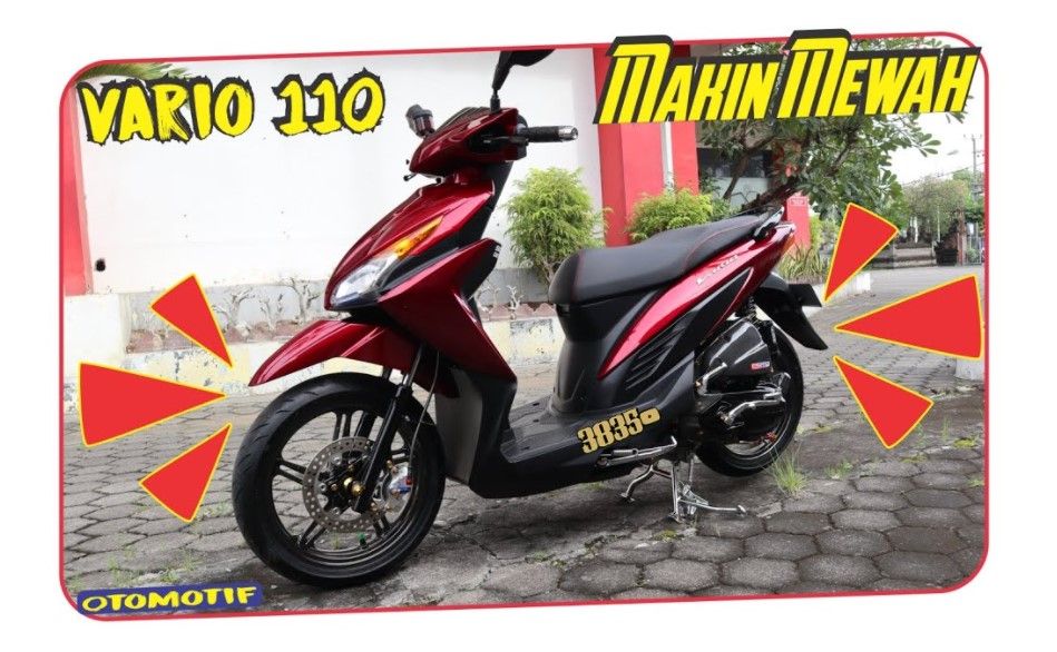 Modif Vario 125 Merah. Merah Menggoda Modifikasi Vario 125 Fi oleh manik swadiaya