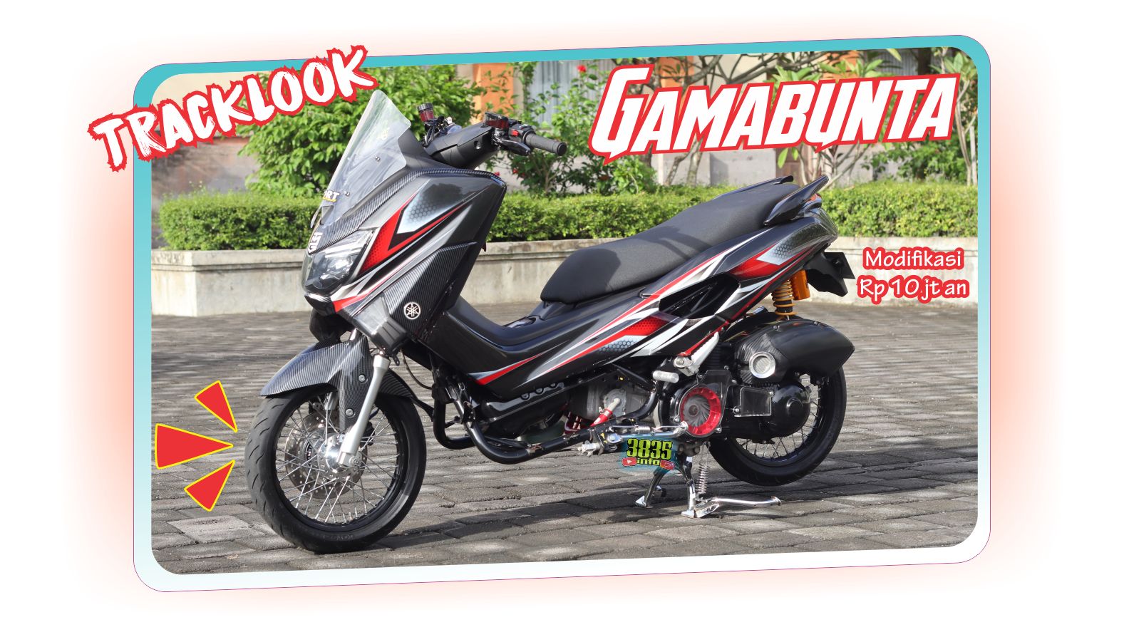 Nmax Jari Jari. Habiskan Rp 10 jt an Modif Nmax Bergaya Tracklook Velg Jari Jari