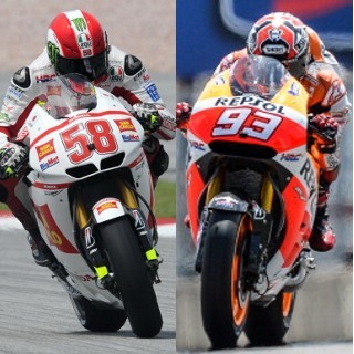 Marco Simoncelli Vs Marquez. 'Akan Menyenangkan Melihat Marquez dan Simoncelli Bertarung'