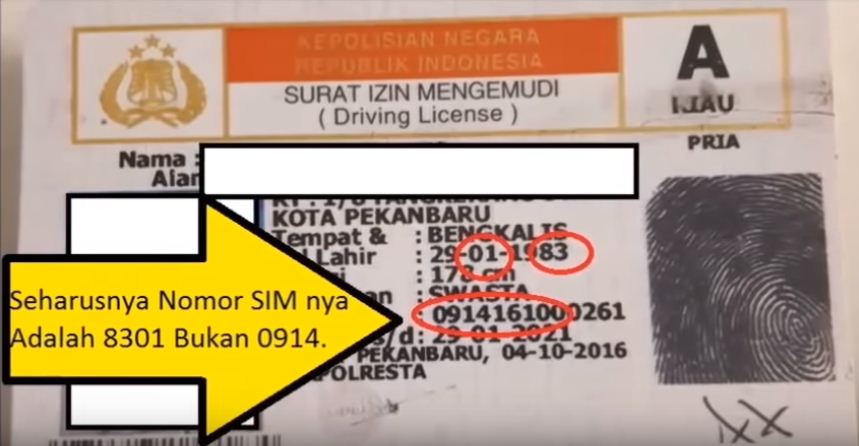 Perbedaan Sim Nembak Dan Resmi. Membongkar Rahasia Membedakan SIM ASLI Dan SIM TEMBAK