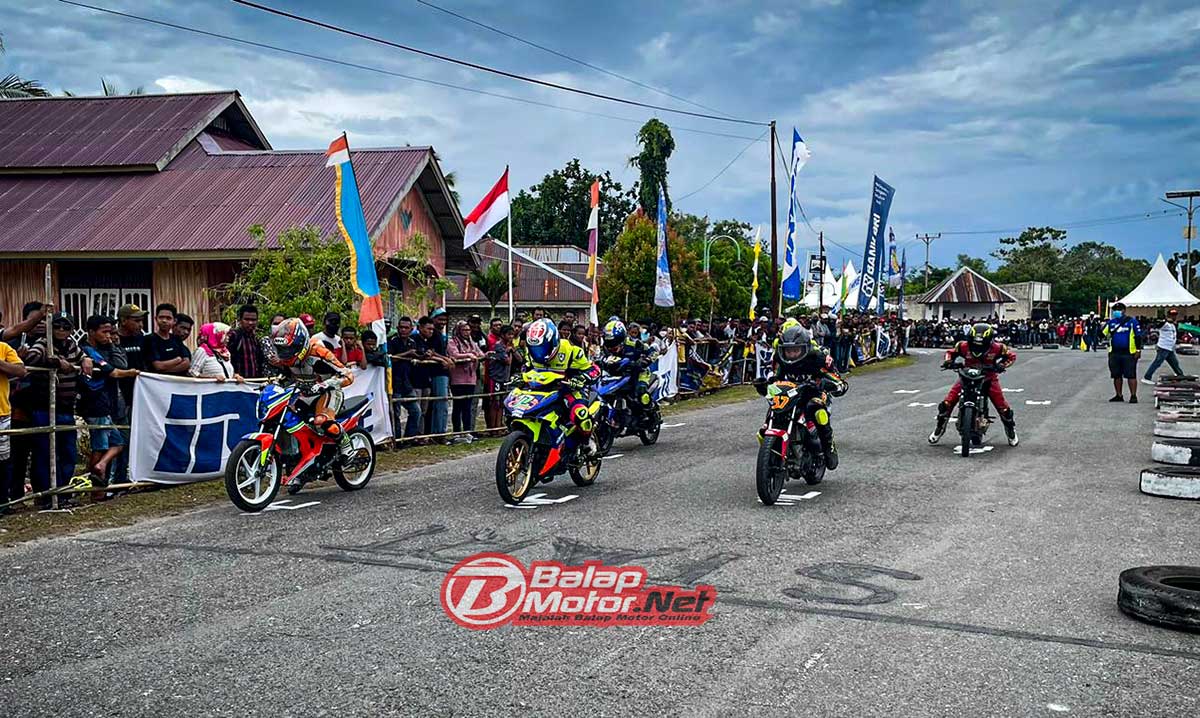 Balap Motor Net. Hasil Race Sabtu Kejurda Balap Motor Maluku Putaran 1 di Kolser -