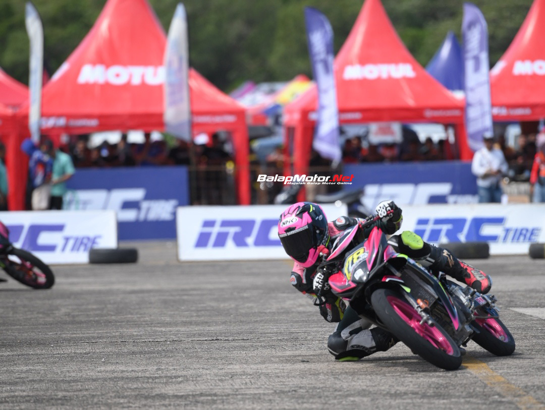 Honda Blade Road Race Mp1. Kiki Manurung Tak Terlawan di Sprint Race MP1 Sumatera Cup Prix