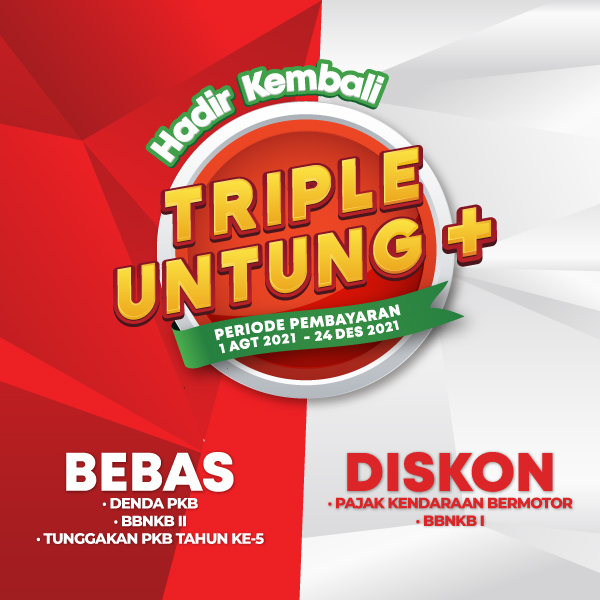 Ganti Plat Motor Sebelum Jatuh Tempo. Program Triple Untung Plus – BAPENDA JABAR