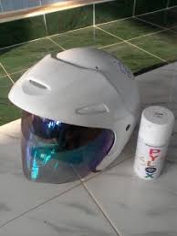 Cara Cat Helm Sendiri. Cara mengecat helm dengan pilox – BERBAGI ILMU