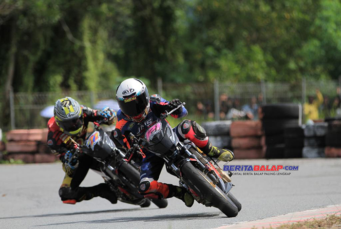 Satria Fu Balap. Tidak Terbendung, Duo Suzuki Satria FU Arena Racing Team