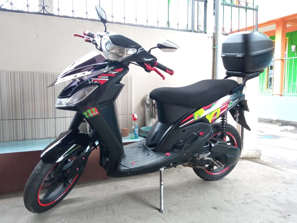 Modifikasi Mio Tapak Lebar. modifikasi mio sporty