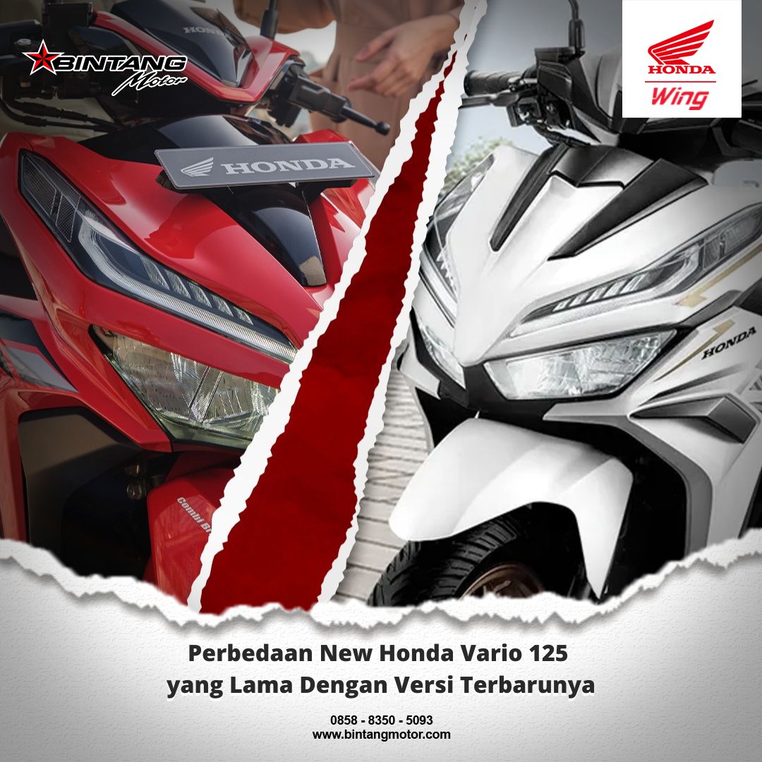 Perbedaan Vario 125 Lama Dan Baru. Perbedaan New Honda Vario 125 yang Lama Dengan Versi