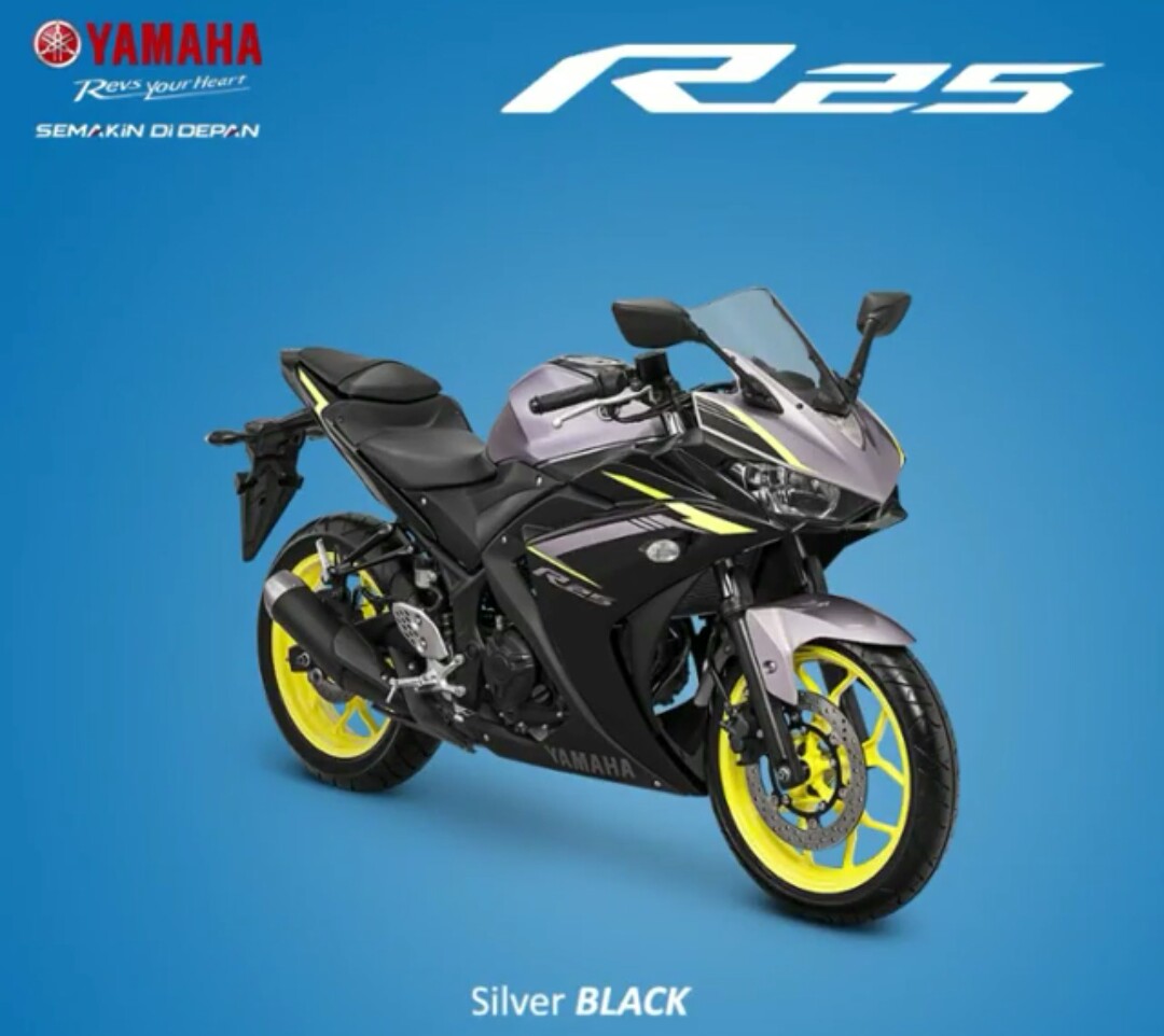 Velg Hijau Stabilo. 4 Pilihan Warna Yamaha YZF-R25 2018, Ada Silver Black Velg