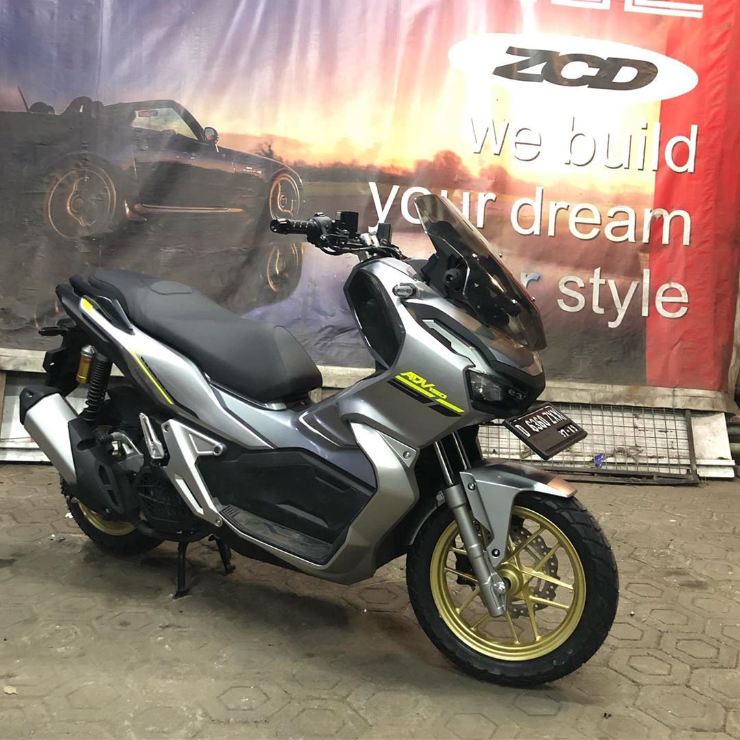 Repaint Velg Nmax. Repaint Velg Honda ADV 150 Jadi Warna Emas, Terlihat Cakep