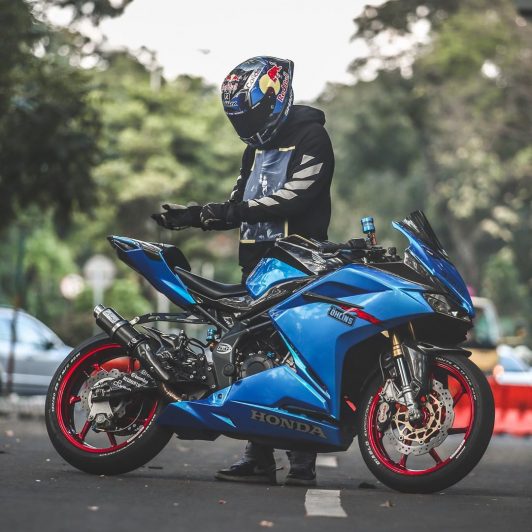 Velg Motor Biru. Tren Warna Velg Motor Kekinian Ketika Repaint » BMSPEED7.COM