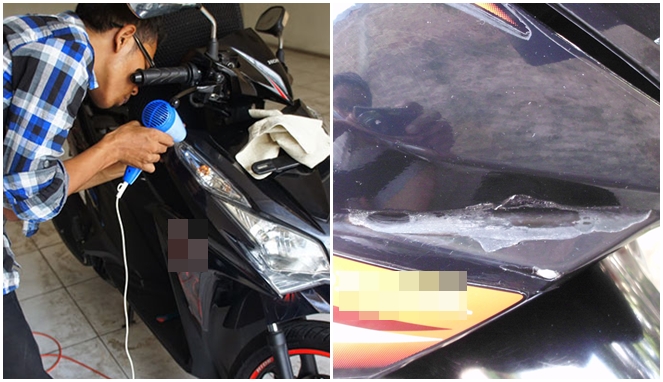 Harga Skotlet Motor Transparan Full Body. Jangan Asal Pasang! Tempel Cutting Sticker di Motor Bisa Bikin