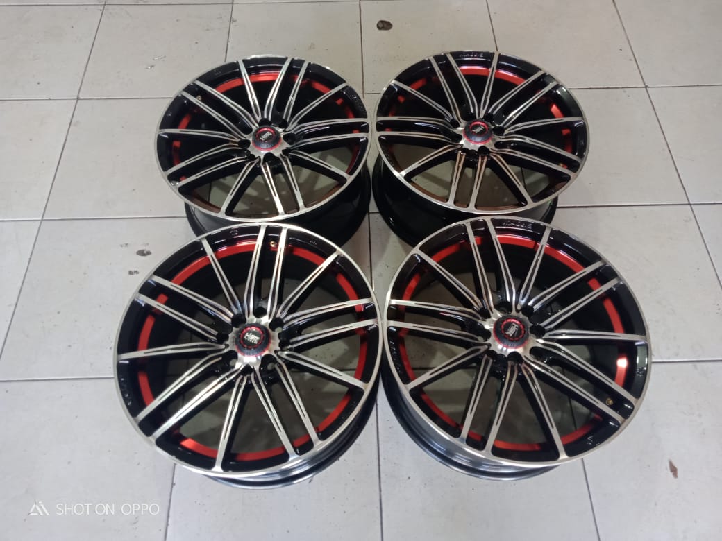 Velg Mobil Warna Biru Candy. Jual Velg Second Hsr Candy R17x75 Pcd 8x100/114 Et40 Black Red