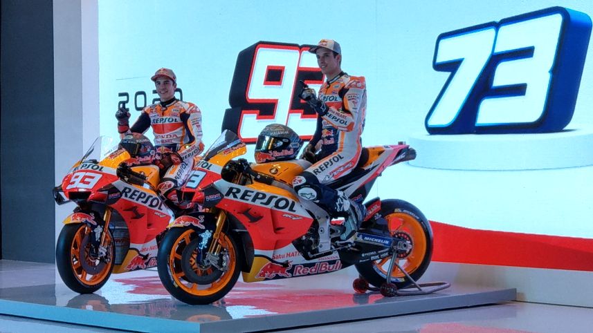 Logo One Heart Honda. Logo One Heart Kembali Mejeng di Tunggangan Marc Marquez