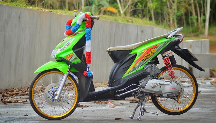 Modifikasi Warna Velg Honda Beat. Tips Modifikasi Honda BeAT Thailook Biar Nggak Norak