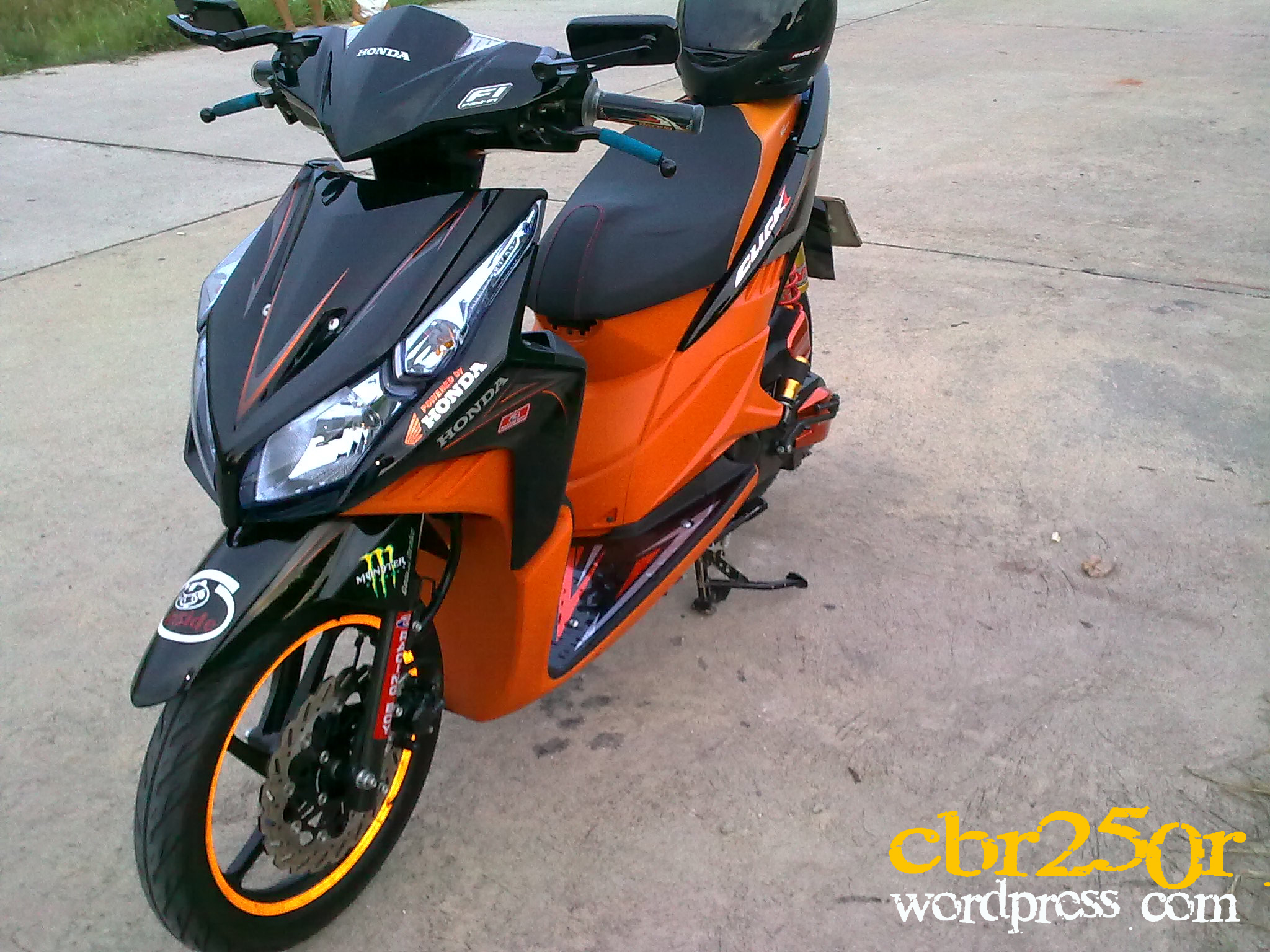 Modifikasi Warna Motor Vario. Koleksi Modif Warna Motor Vario Techno Terkeren