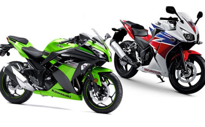 Apakah Ninja 250 Termasuk Moge. Yuk Komparasikan Moge CBR300R vs Ninja 300