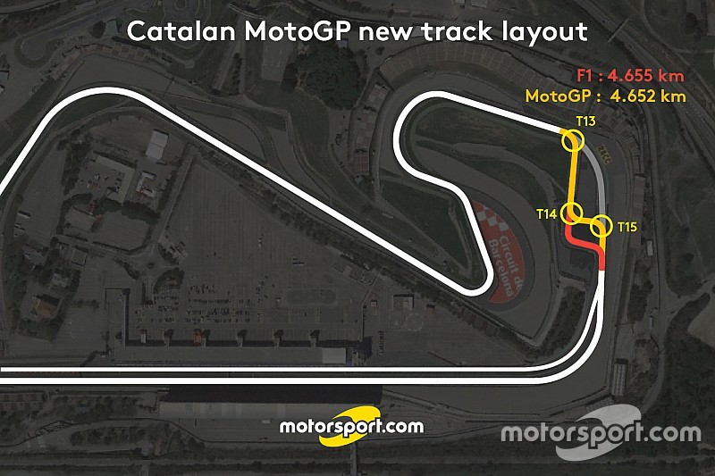 Layout Sirkuit Catalunya. MotoGP dan FI: FIA dan FIM setujui perubahan layout sirkuit