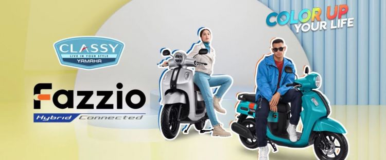Pantun Motor Yamaha. 7 Keunggulan Yamaha Fazzio Hybrid Connected, tren baru skutik