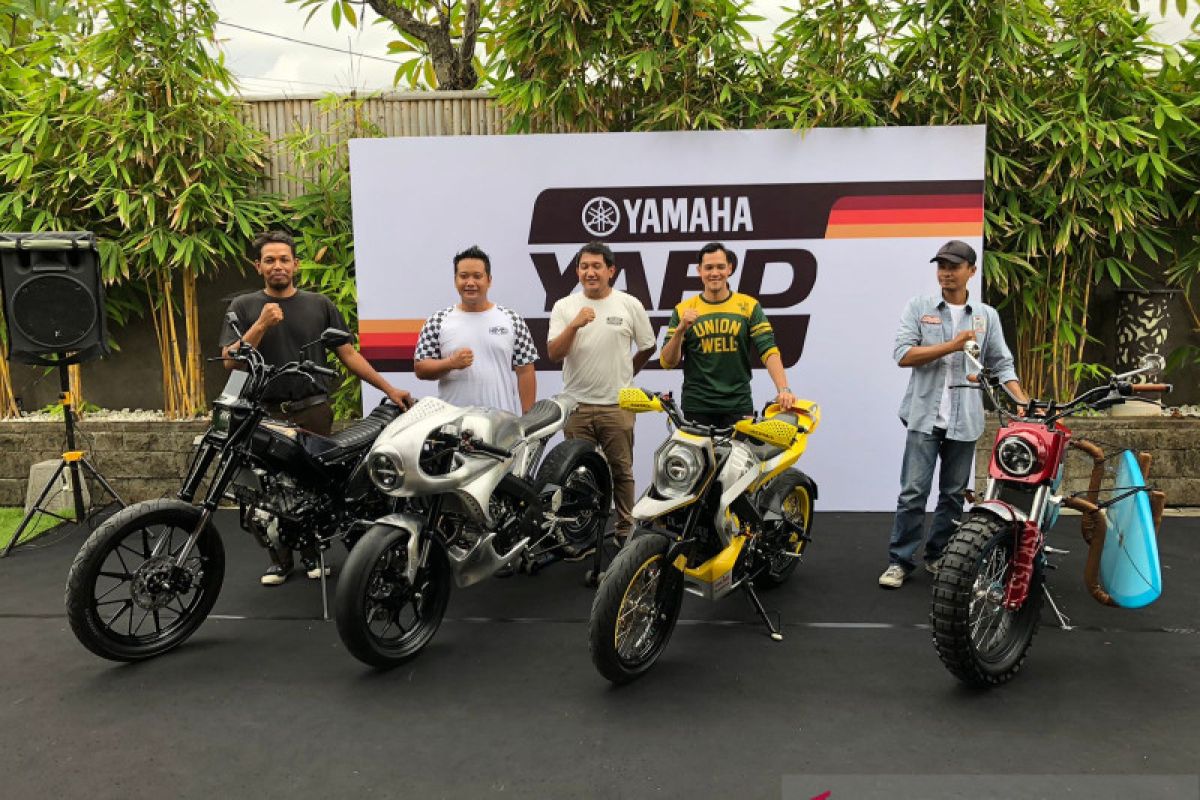 Modifikasi Motor Bali. Empat Builder sepeda motor custom di Bali selesaikan modifikasi