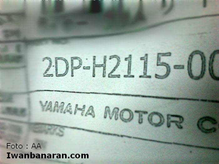 Kode Sparepart Yamaha. Yamaha 2DP......kode produk apa lagi nih??