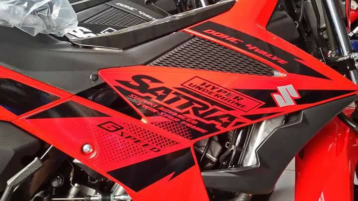 Foto Satria Fu Warna Putih. Foto gamblang warna baru Suzuki Satria 150 FI facelift 2018 !
