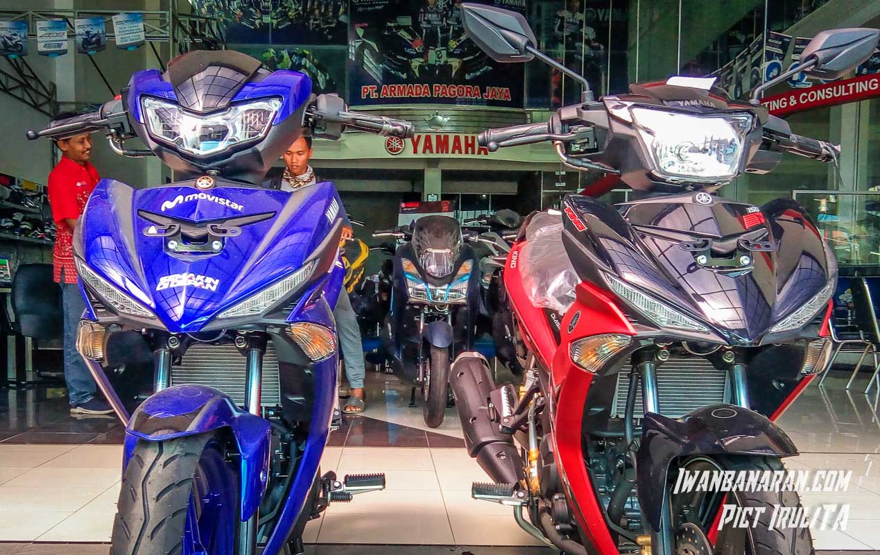 Foto Motor Mx King. Foto Komparasi Yamaha new MX King 2019 vs MX King lawas