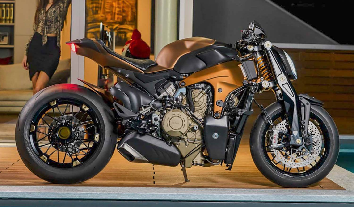 Ducati Naked V4. Garangnya versi Naked Ducati Panigale V4, street Fighter tulen