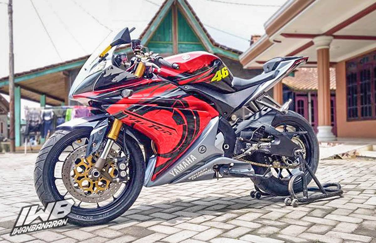 Vixion Modif Ducati. Modifikasi Hedon Yamaha Vixion Lightning, gilaaa limbah moge